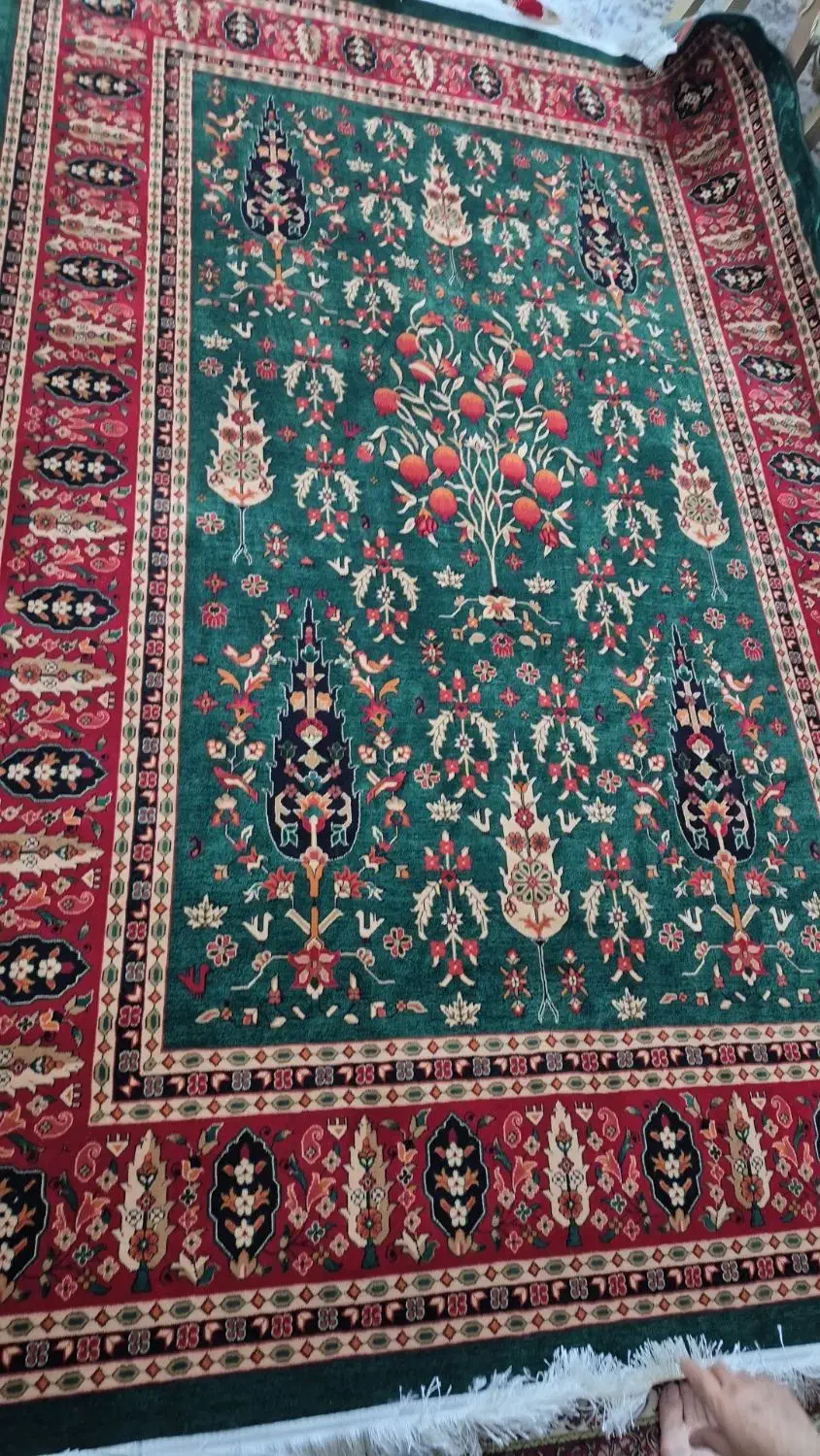 فرش شش متری نوآکبندباطرح ستنی|فرش|لاهیجان, امیرشهید|دیوار