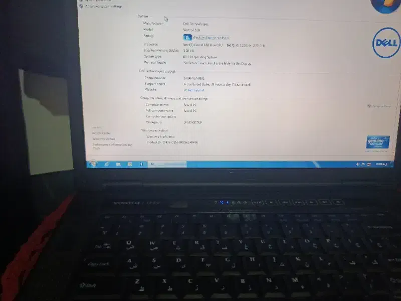 لپتاپ دل حافظه داخلی 256|رایانه همراه|کرج, حصارک بالا|دیوار
