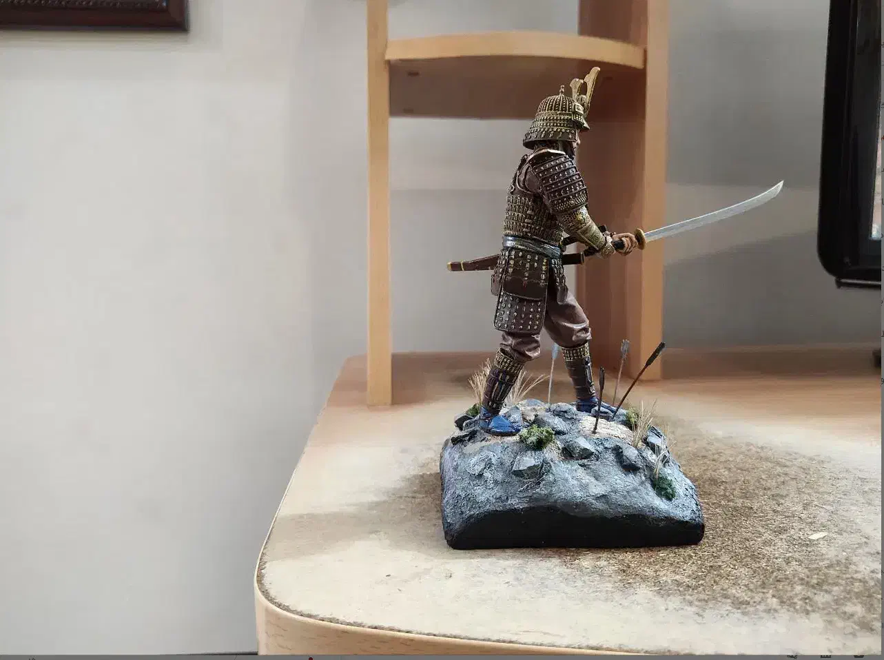 ماکت فیگور سامورائی|مجسمه، تندیس، ماکت|اصفهان, بهارستان|دیوار