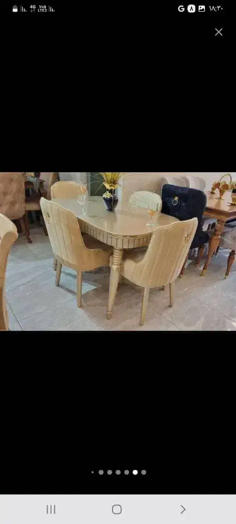 ۱۶بیا ببین منو چه نهارخوری هایی درس کردم587|میز و صندلی غذاخوری|دوگنبدان, |دیوار