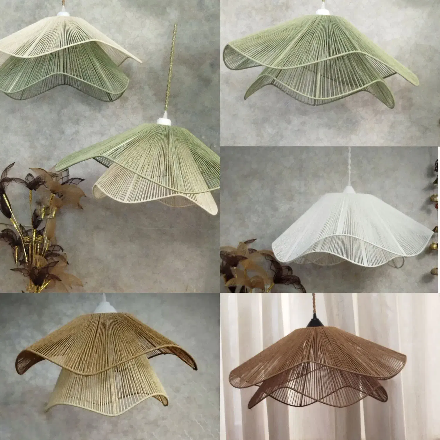 لوستر و محصولات رافیا|لوستر و چراغ آویز|تهران, افسریه شمالی|دیوار