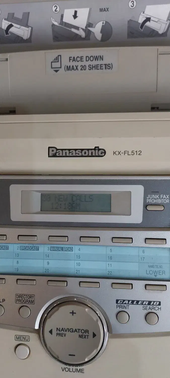 دستگاه فاکس پاناسونیک مدل kx-FL512|پرینتر، اسکنر، کپی، فکس|تهران, بلوار کشاورز|دیوار