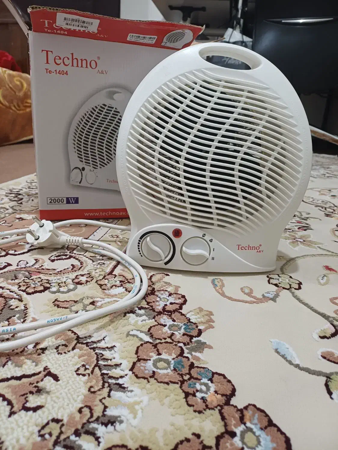 فن هیتر برقی تکنو|بخاری، هیتر، شومینه|سنقر, |دیوار