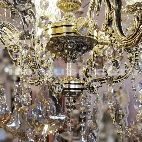 لوستر برنج|لوستر و چراغ آویز|همدان, |دیوار