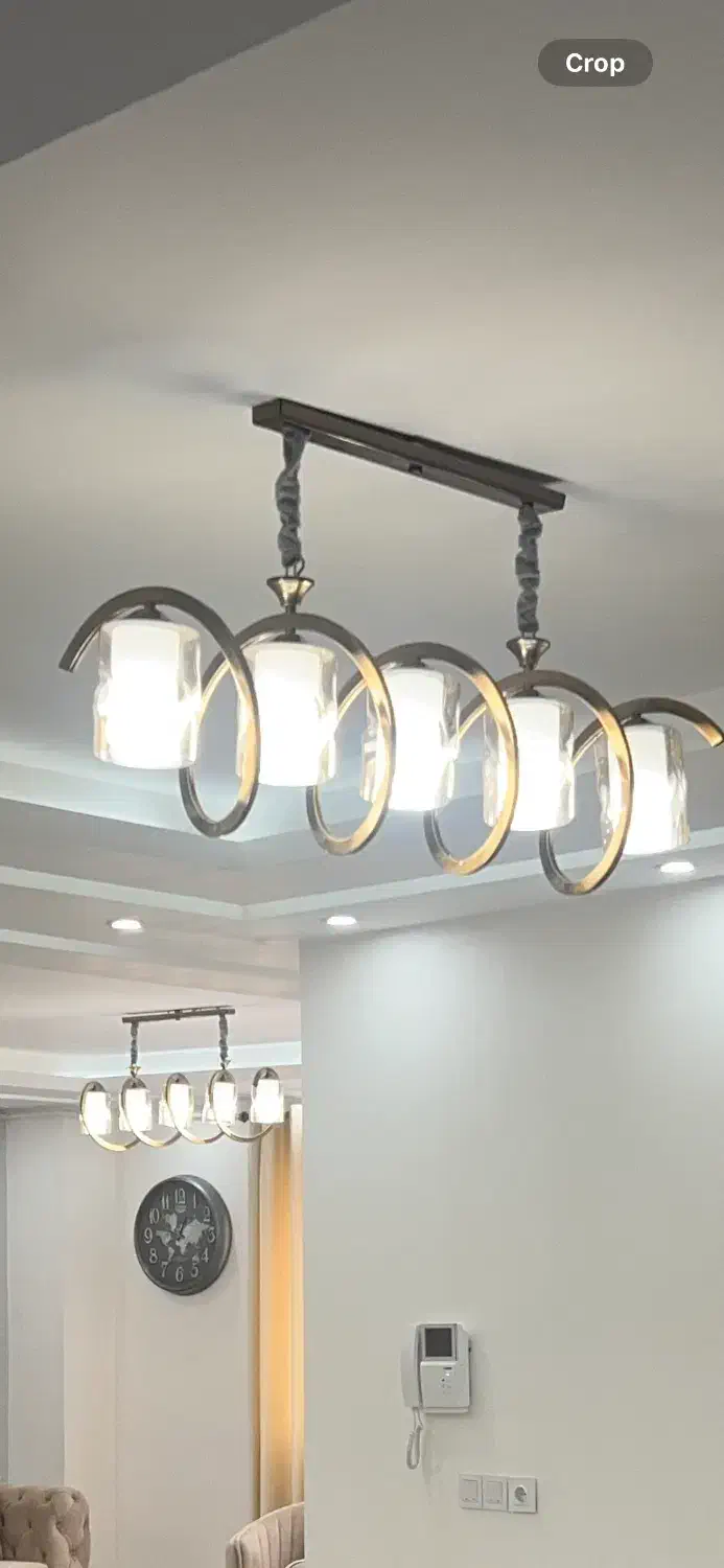 لوستر کاملا در حد نو استفاده نشده|لوستر و چراغ آویز|رشت, صفاری|دیوار