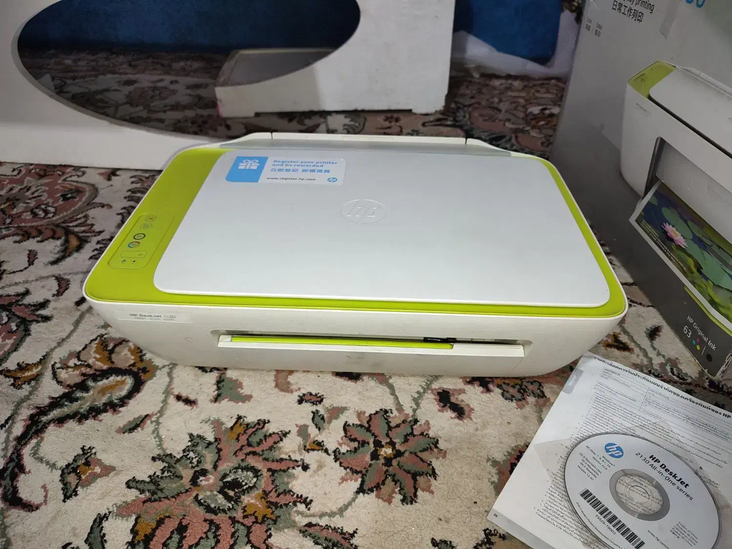 پرینتر سه کاره مدل Deskjet 2130|پرینتر، اسکنر، کپی، فکس|اهواز, کمپلو جنوبی|دیوار