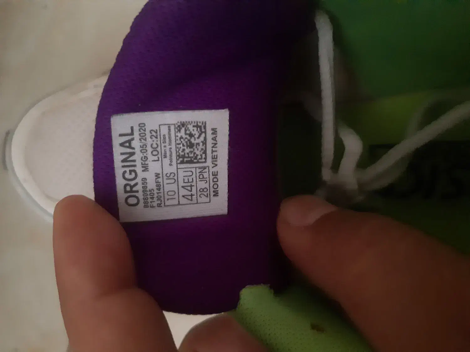 کفش کتونی اورجینال vietnam اسپرت ورزشی|کیف، کفش، کمربند|ری, سرتخت|دیوار