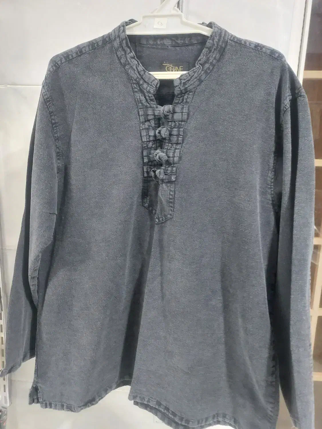 پیراهن اسپرت گره ای سنگشور شده|لباس|قم, لبچال|دیوار