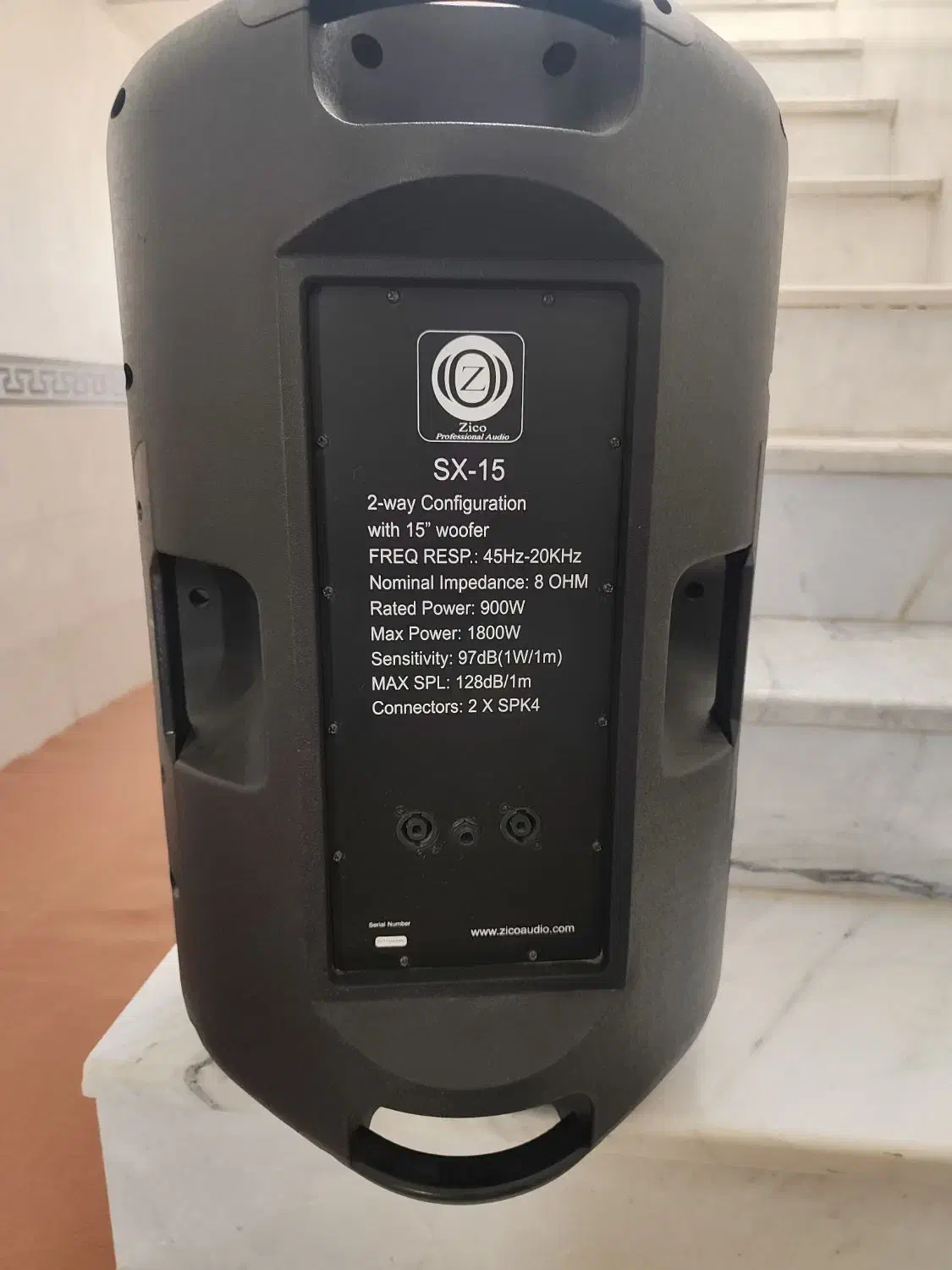 جفت باند زیکو15،اینچ کره ای900وات،پایه،کابل،کاور|سیستم صوتی خانگی|شیراز, چشمه سید صفری|دیوار