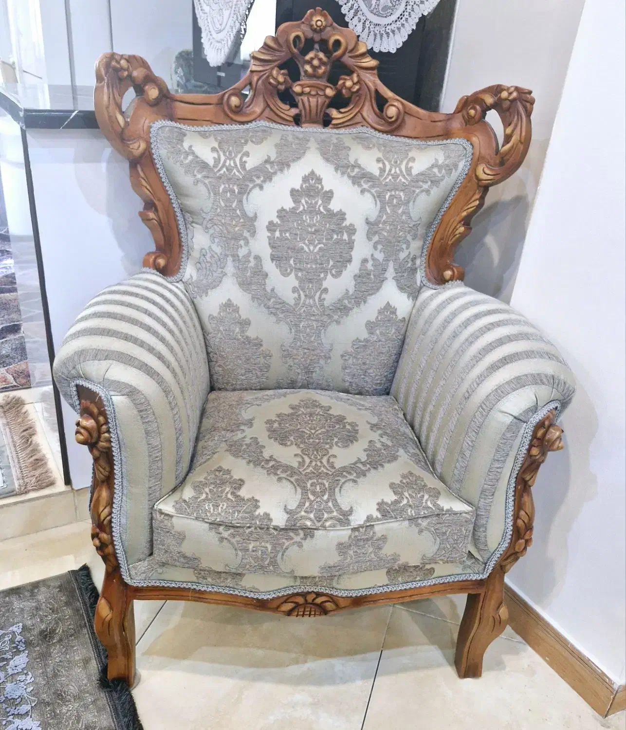 مبل استیل ۷ نفره چوب راش|مبلمان خانگی و میز عسلی|تهران, تهرانسر غربی|دیوار