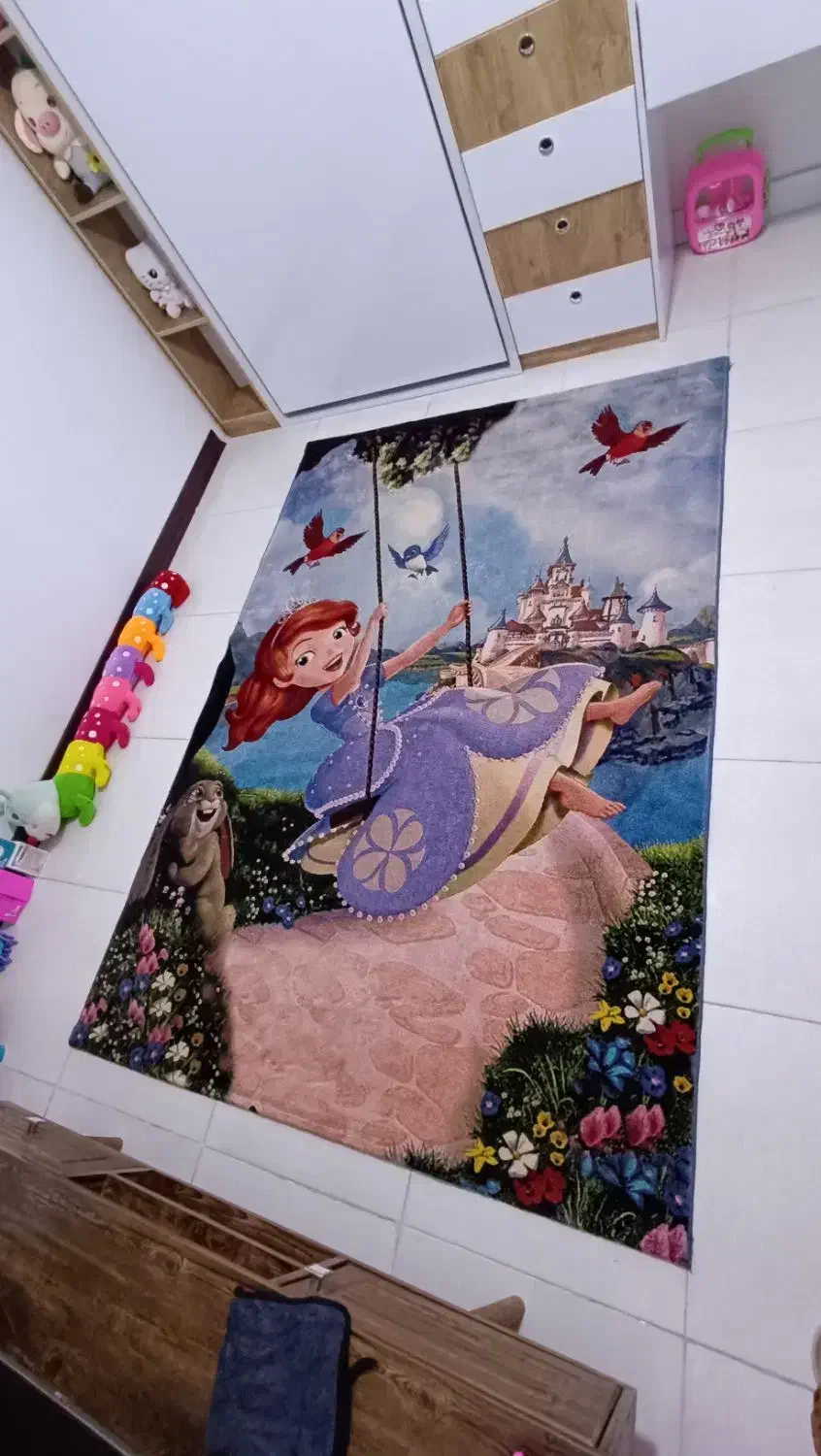 فرش کودک دخترونه|فرش|بندرعباس, |دیوار