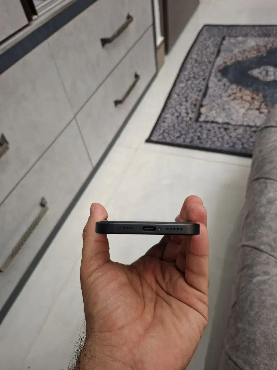 آیفون۱۵ ترمال باطری ۱۰۰ 128 پلمپ بدون ریجستر|موبایل|ساری, |دیوار