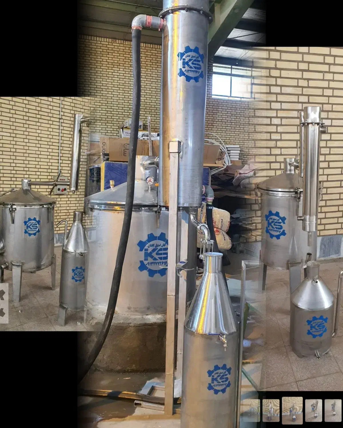 دستگاه گلاب و عرقیات دیگ گلاب و عرقیات|ماشین‌آلات صنعتی|کاشان, شهرک صنعتی فتح المبین|دیوار