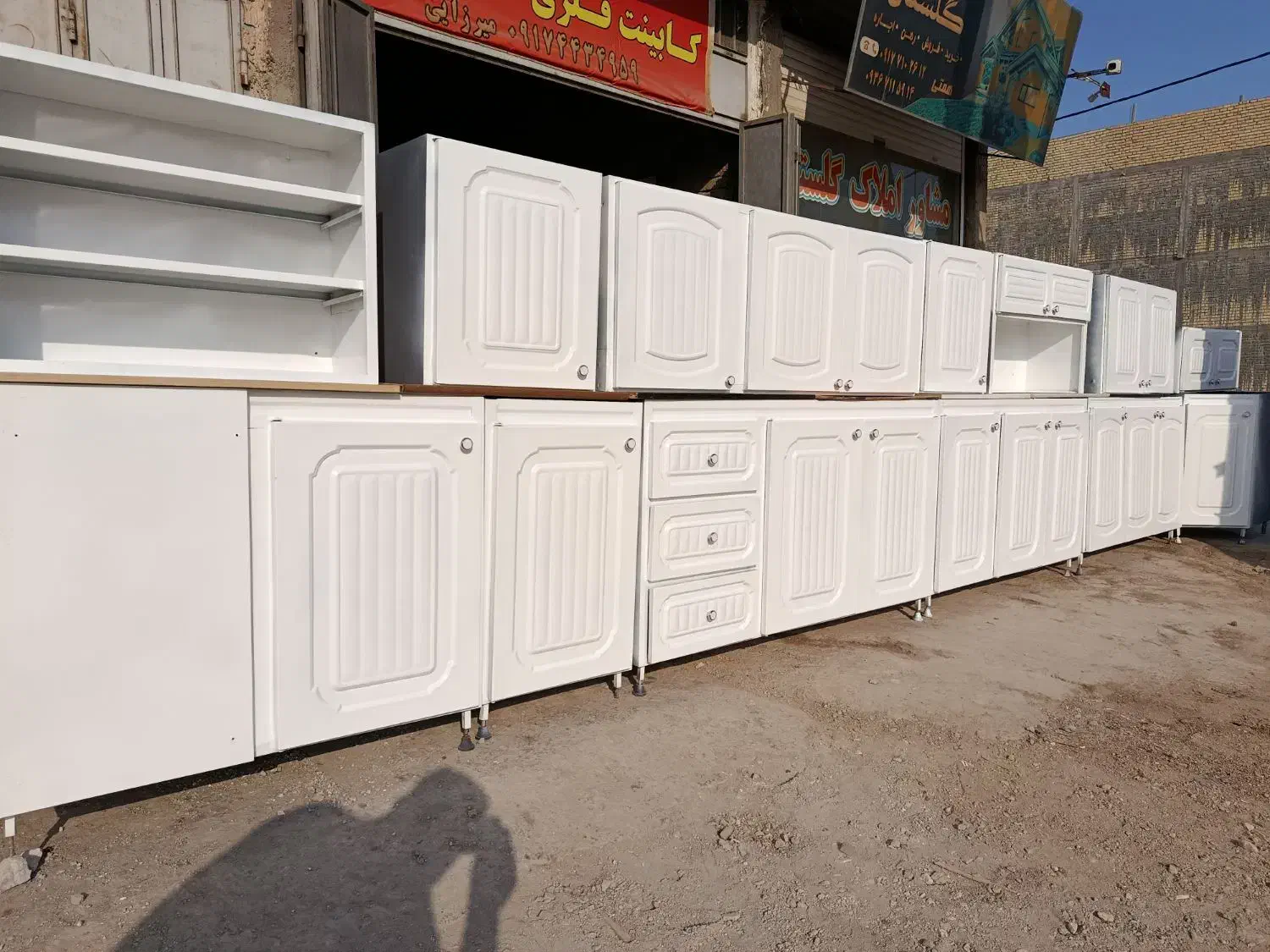 ۱۲ متر کابینت فلزی ورق 70 دست دوم درهدنونو|مصالح و تجهیزات ساختمان|شیراز, ماه فیروزان|دیوار