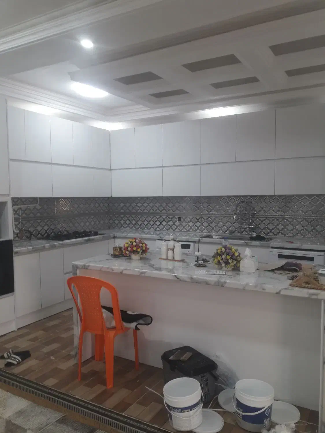 سرامیک سنگ کار چسپی واسلپ|خدمات پیشه و مهارت|آبادان, |دیوار