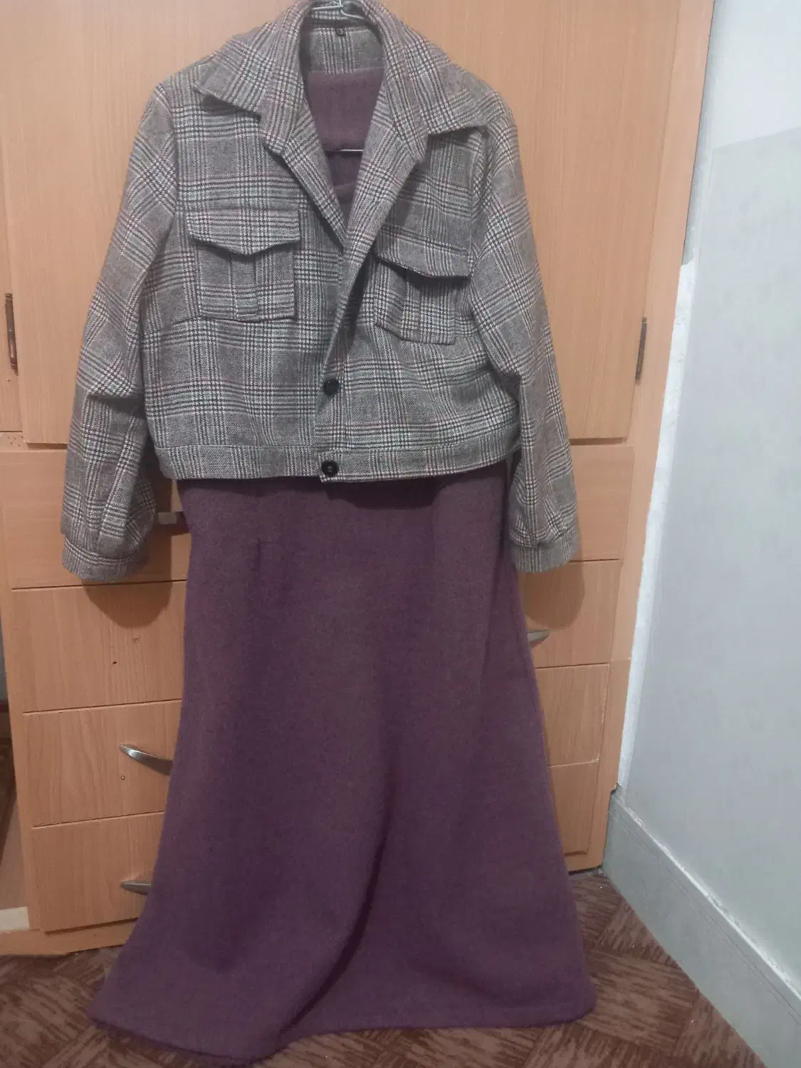 پالتو زمستانی جنس گرم سایز ۳ یک بار پوشیده شده|لباس|زبرخان, |دیوار