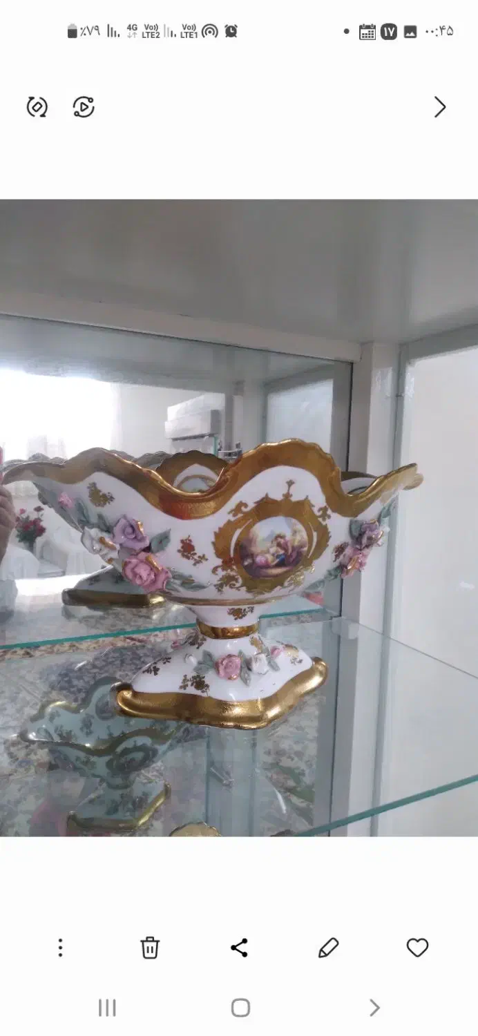 ظروف چینی گل برجسته|ظروف سرو و پذیرایی|بروجرد, |دیوار