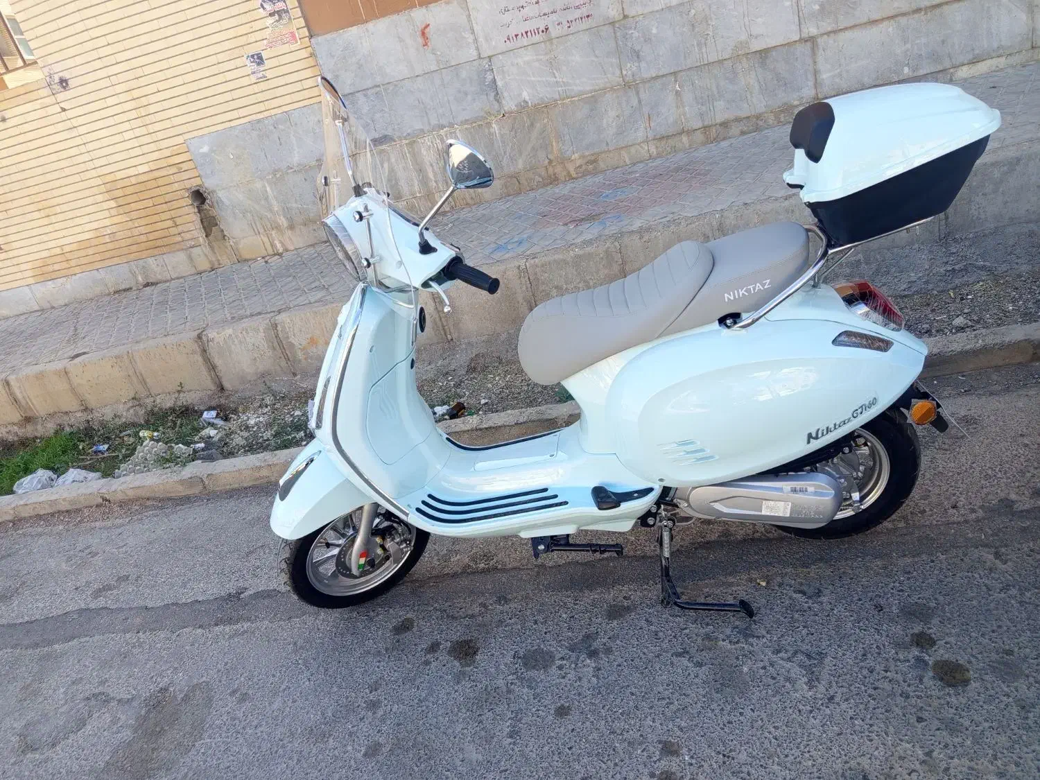 پاکشتی فیروزه ای درحدصفر|موتورسیکلت|شهرضا, |دیوار