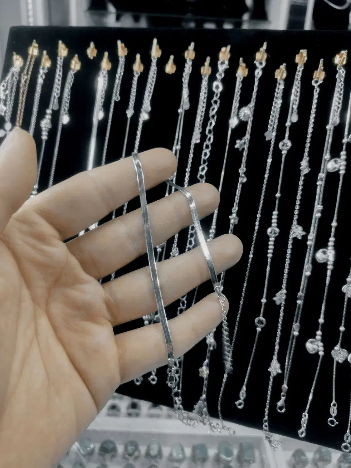 انواع پابند نقره925 زنانه|جواهرات|اصفهان, سیچان|دیوار