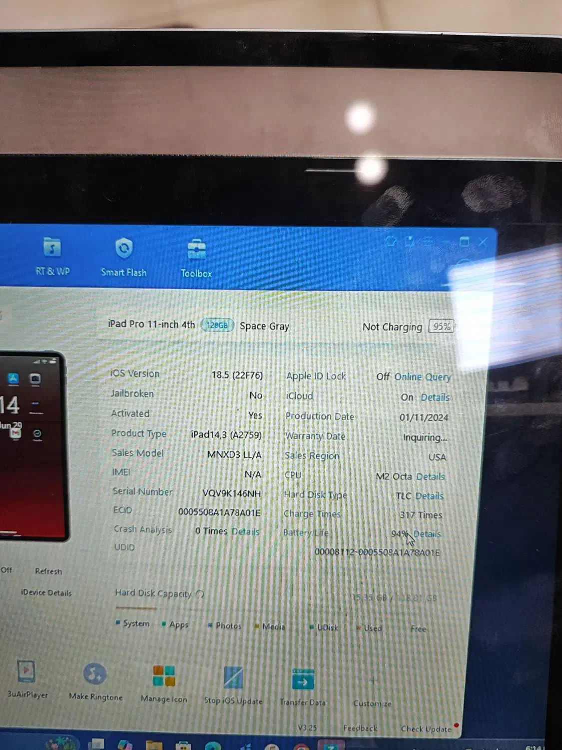 ایپد پرو ۲۰۲۲ وایفای ۱۲۸ گیگ ، ۱۱ اینچ|تبلت|تهران, نیاوران|دیوار