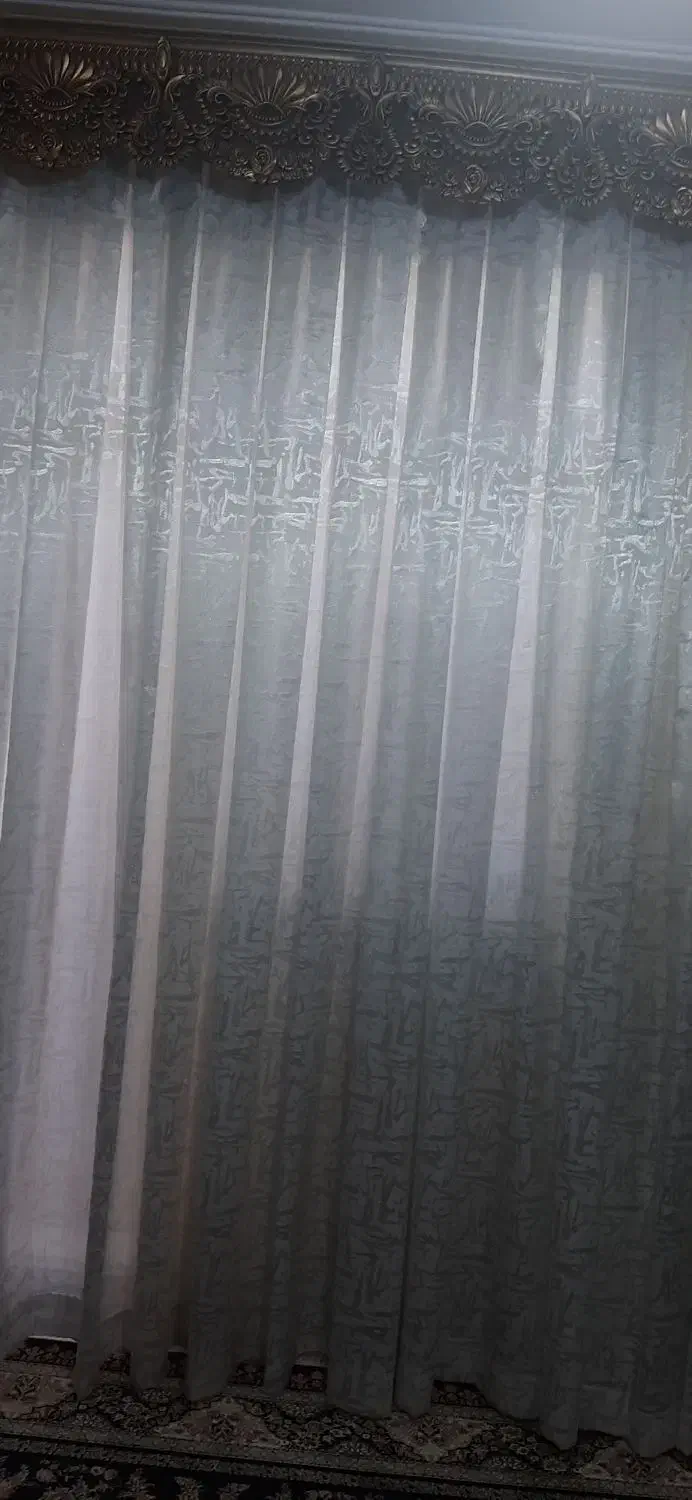پرده جدید جنس شاین از ۹ متر ۳۰ سانت کمتر|پرده، رانر، رومیزی|قرچک, زیبا شهر|دیوار