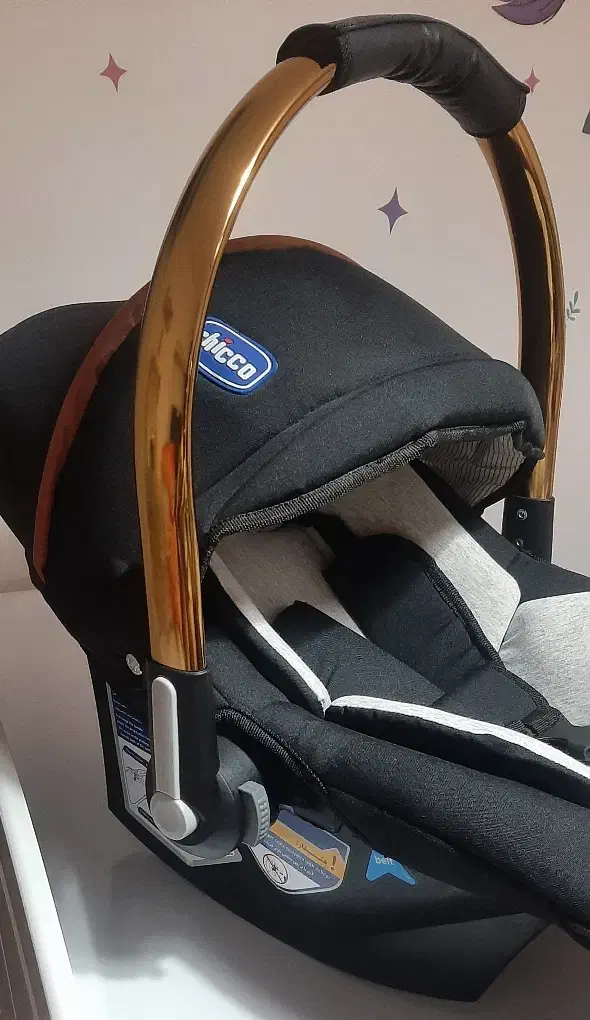 کریر نوزادی برند چیکو دسته طلایی|کالسکه و لوازم جانبی|تبریز, |دیوار