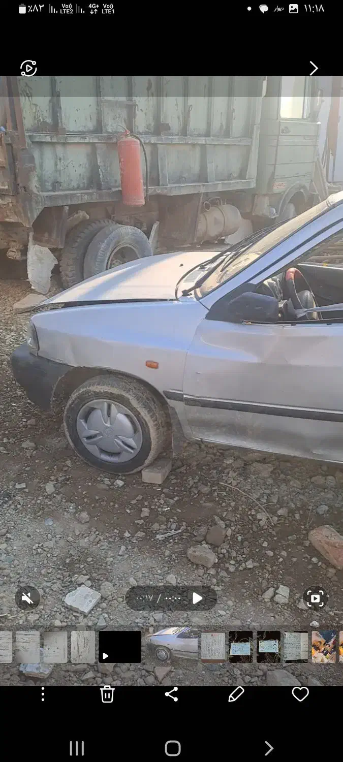 پراید تصادفی|خودرو سواری و وانت|گلستان (تهران), |دیوار