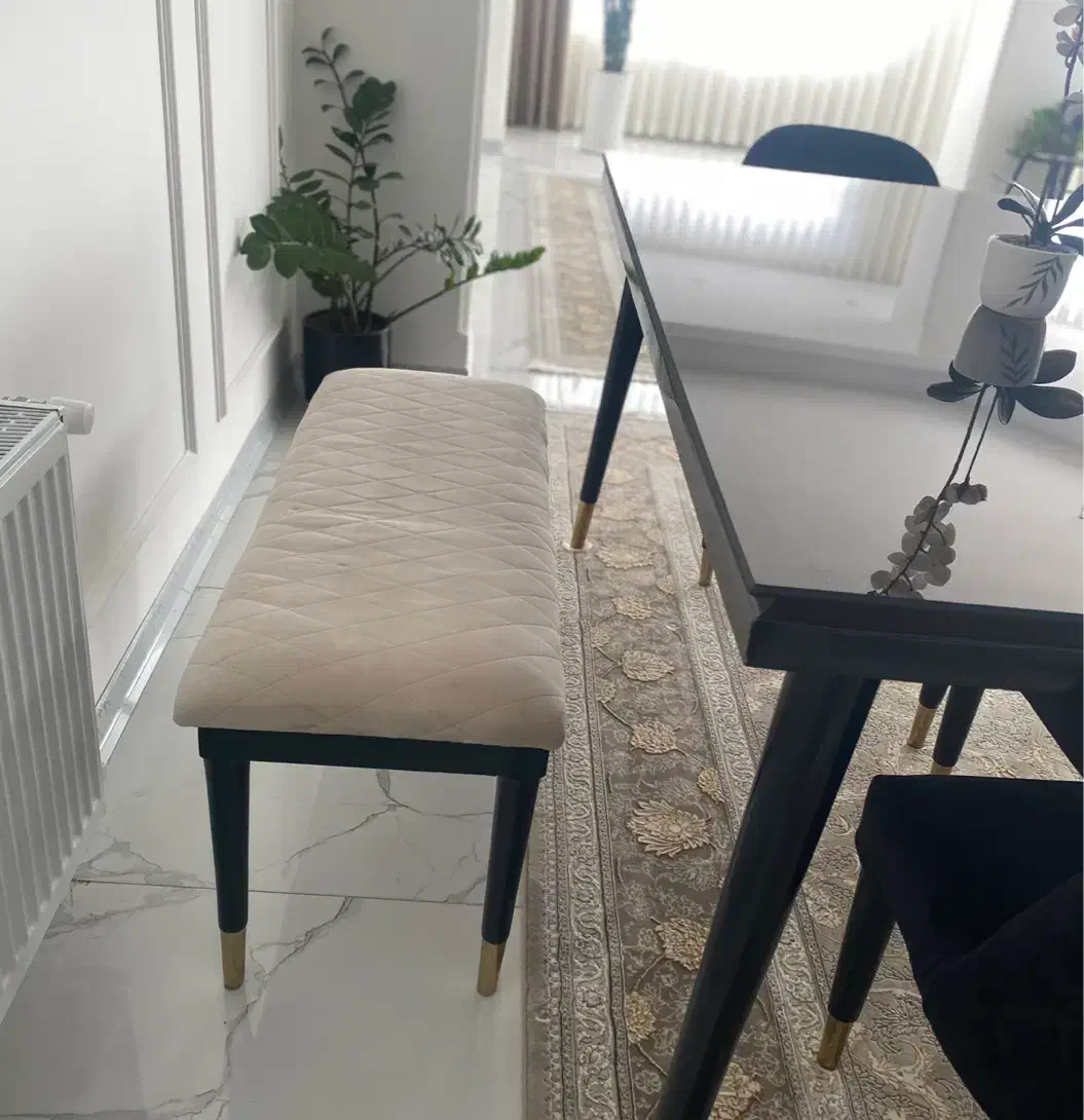 میز غذا خوری شش نفره و کنسول ست + تخت دونفره|میز و صندلی غذاخوری|رباط‌کریم, رباط‌کریم|دیوار