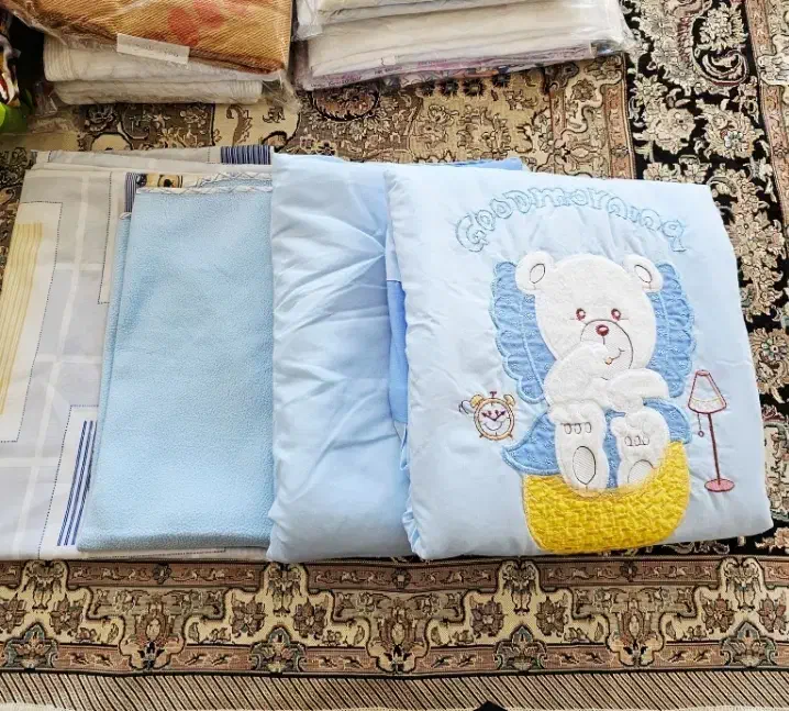 ست پتو بچگانه ۴تیکه|رختخواب، بالش، پتو|قم, انسجام|دیوار