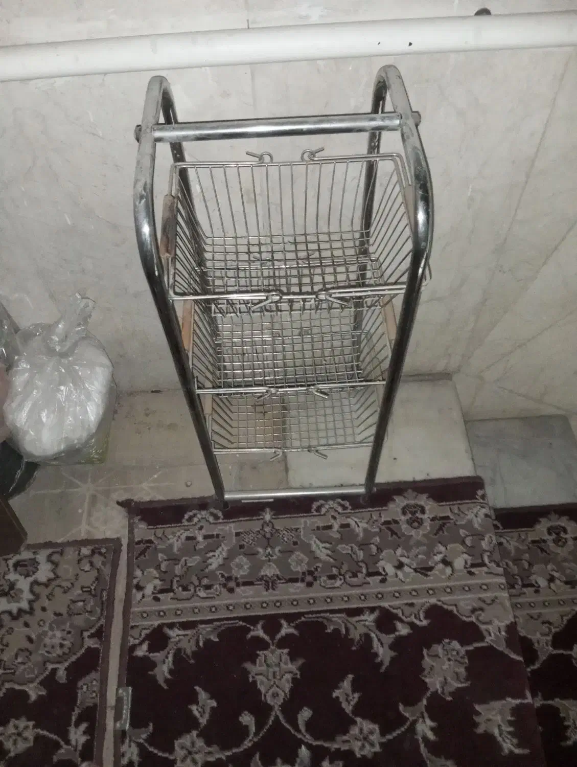 سبد سیب زمینی پیاز|ظروف نگهدارنده، پلاستیکی، یک‌بارمصرف|مشهد, کلاهدوز|دیوار