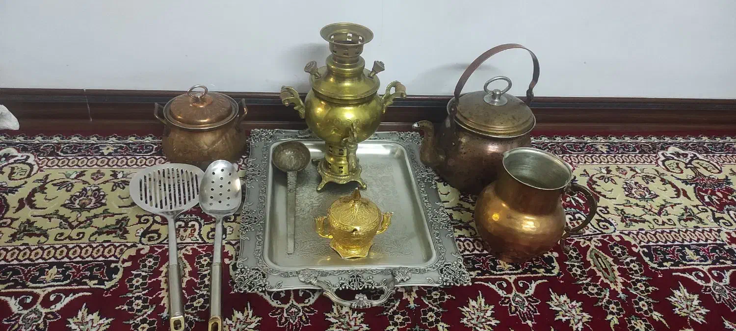 ظروف برنجی ، مسی و دکوری بصورت تکی یا کلی|صنایع دستی و سایر لوازم تزئینی|تهران, سازمان برنامه جنوبی|دیوار