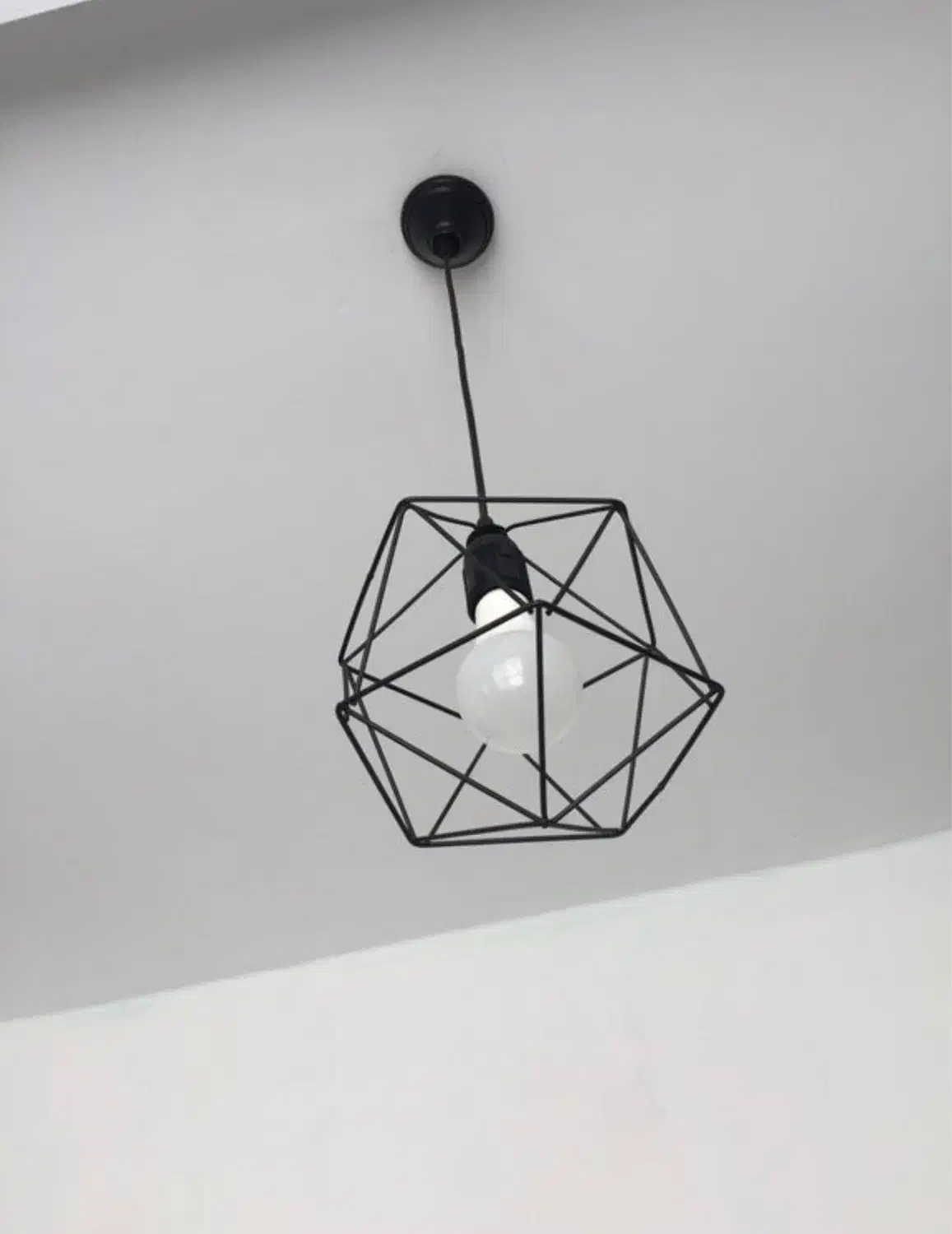 چراغ آویز تک شعله فلزی|لوستر و چراغ آویز|تبریز, |دیوار