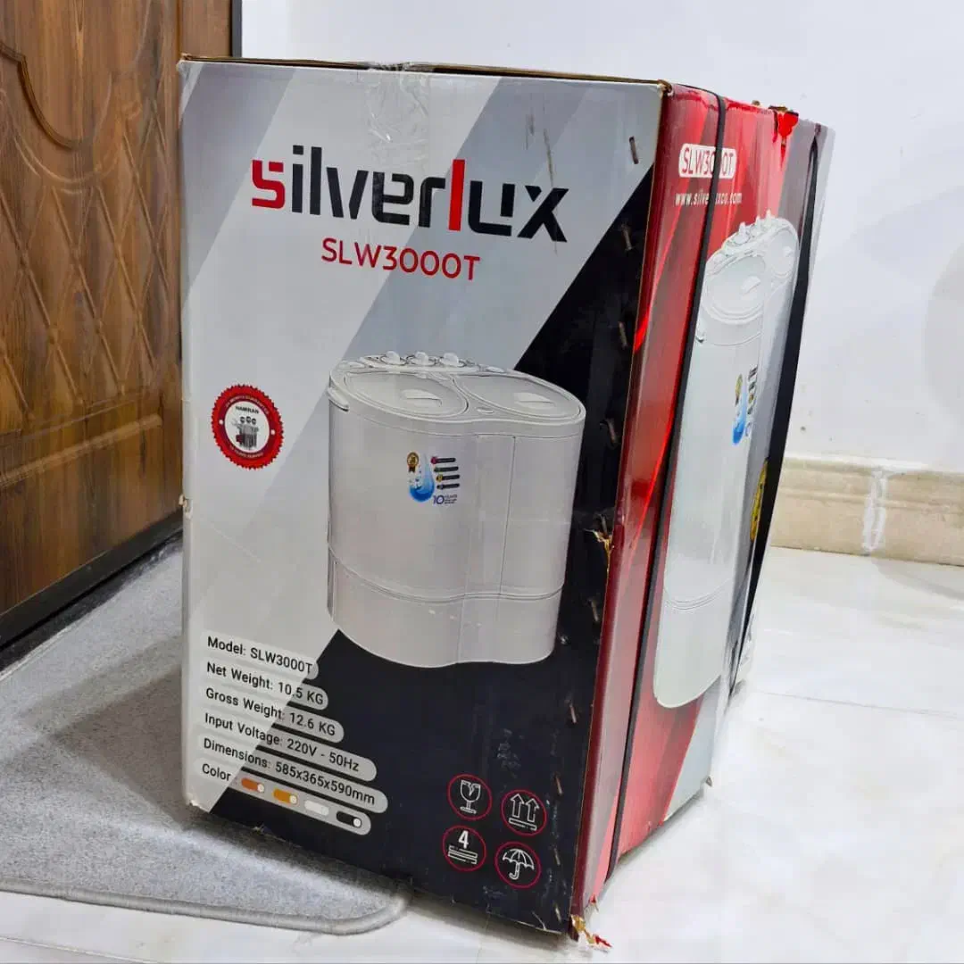 مینی واش دوقلوی SilverLux (فریدولین)|ماشین لباسشویی و خشک‌کن لباس|شوشتر, |دیوار