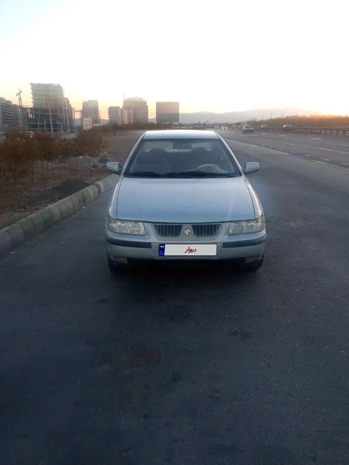 سمند نقره ای مدل 87 دوگانه کارخانه|خودرو سواری و وانت|تبریز, |دیوار