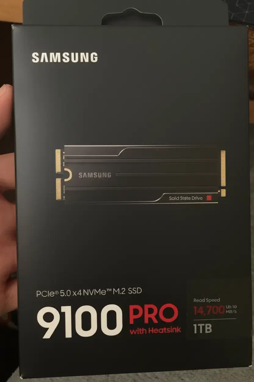 حافظه اس اس دی SAMSUNG 9100 PRO Heatsink 1TB|قطعات و لوازم جانبی رایانه|بابل, |دیوار