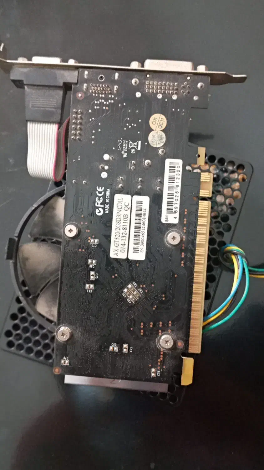 gt 520 2g خیلی تمیز دما مناسب|قطعات و لوازم جانبی رایانه|نکا, |دیوار
