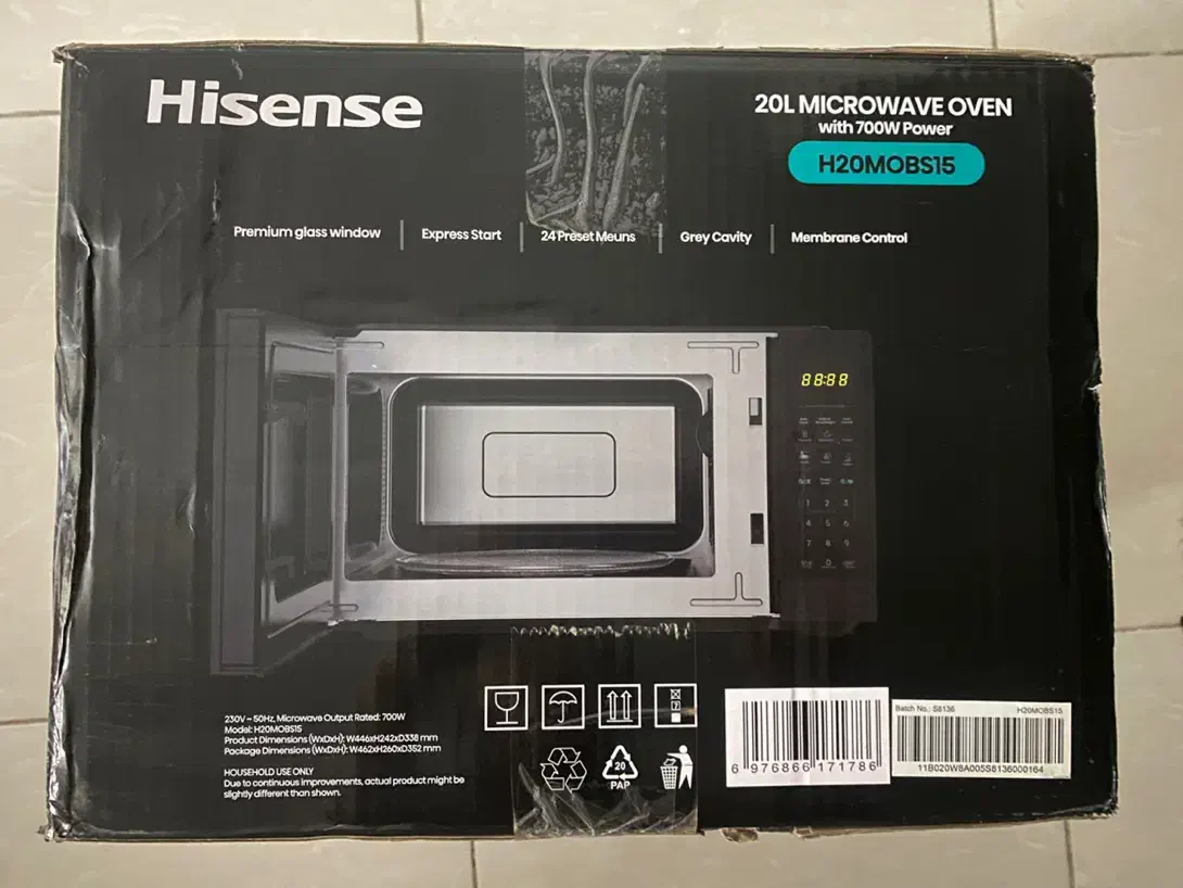 ماکروفر یا ماکروویو هایسنس Hisense آکبند اصل|اجاق گاز و لوازم برقی پخت‌وپز|ری, شهرری|دیوار