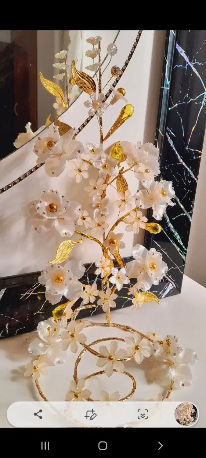 گل کریستال|گل مصنوعی|یاسوج, |دیوار