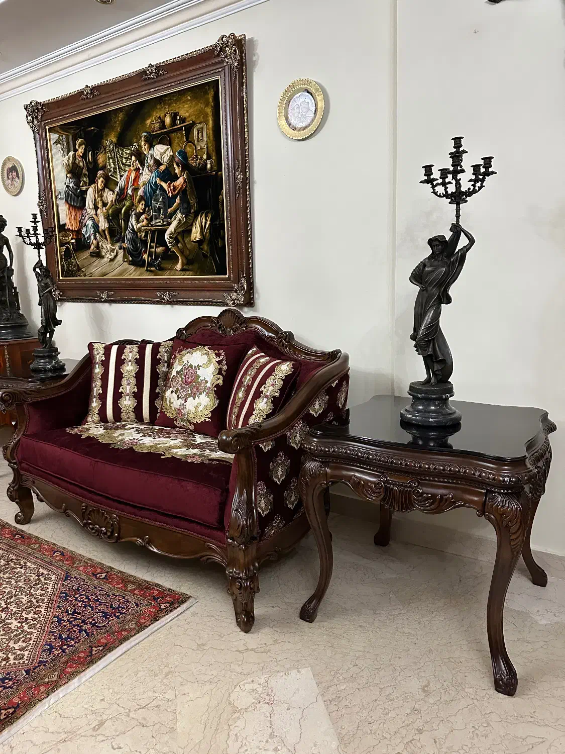 فروش ویژه مبلمان و سرویس‌خواب کلاسیک امریکایی|مبلمان خانگی و میز عسلی|پردیس, شهرک صنعتی کمرد|دیوار