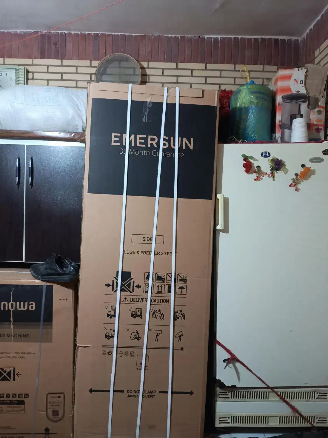 یخچال امرسان ۲۰ فوت اصلا از کارتون بیرون درنیوردم|یخچال و فریزر|تاکستان, |دیوار