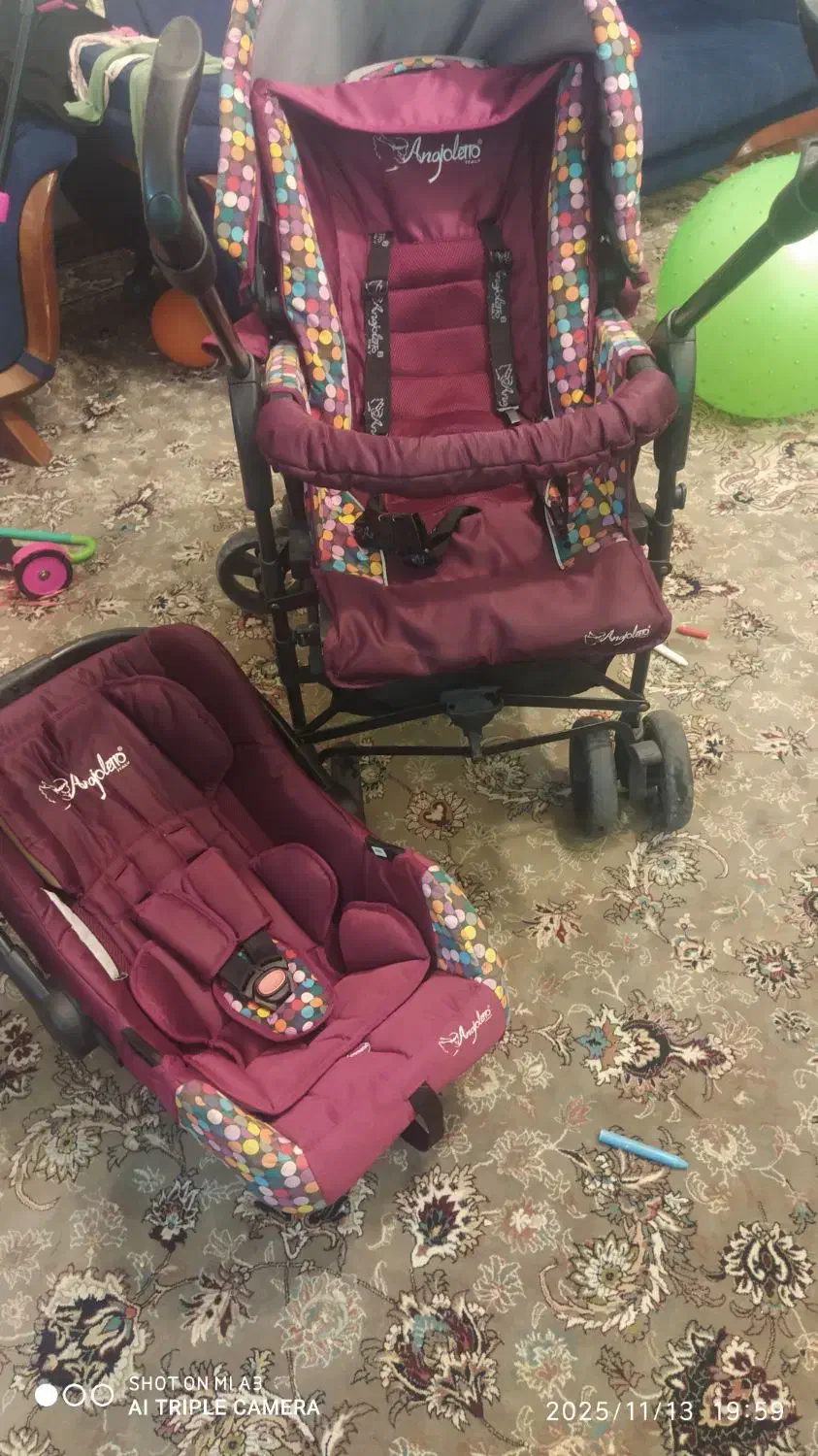 کالسکه نوزاد و کریر ایتالیایی|اسباب و اثاث بچه|سیرجان, |دیوار