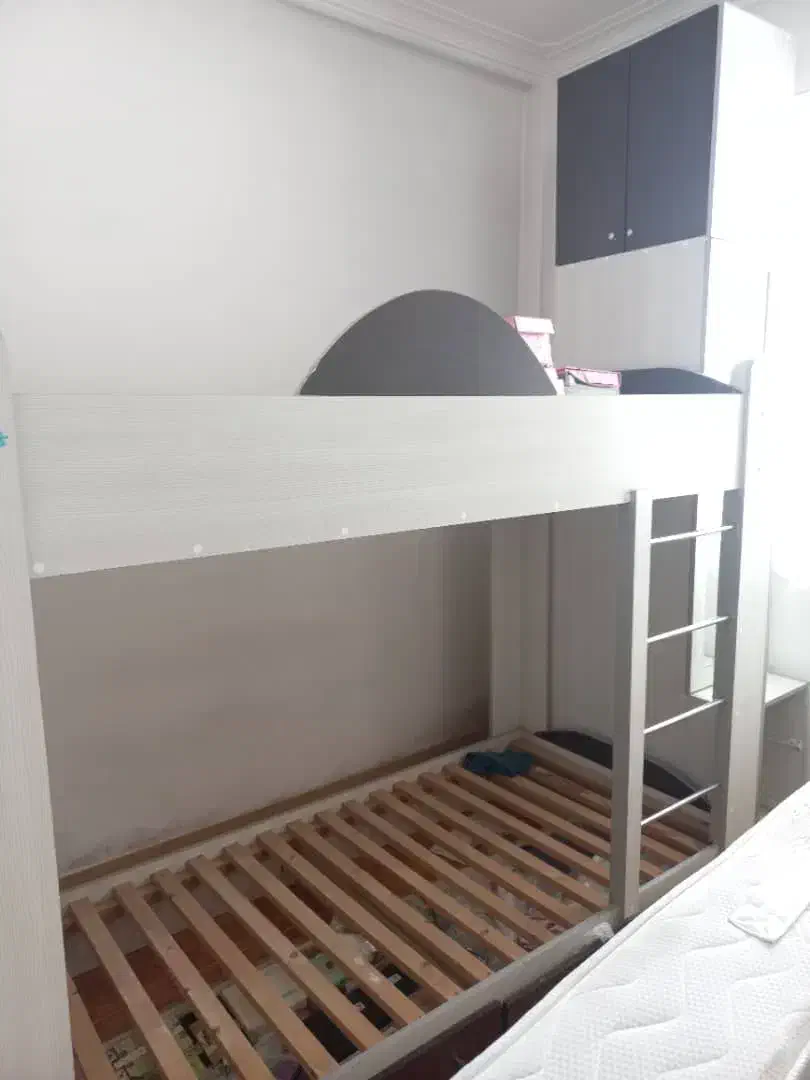 تخت خواب دو طبقه|تخت و سرویس خواب|لاهیجان, گلستان|دیوار