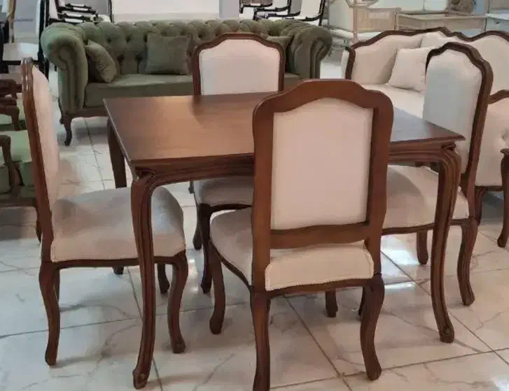 میزغذاخوری ۴-نفره چوب راش پارچه نانوضداب نونو|میز و صندلی غذاخوری|خمینی‌شهر, |دیوار