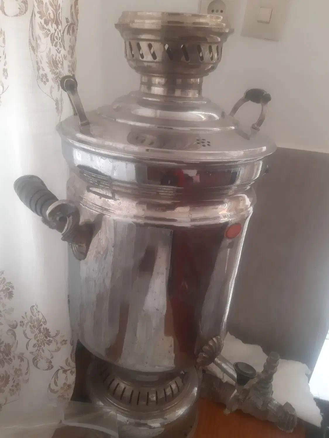 سماور استیل ۲۵ لیتری|سماور، چایساز، قهوهساز|قوچان, |دیوار