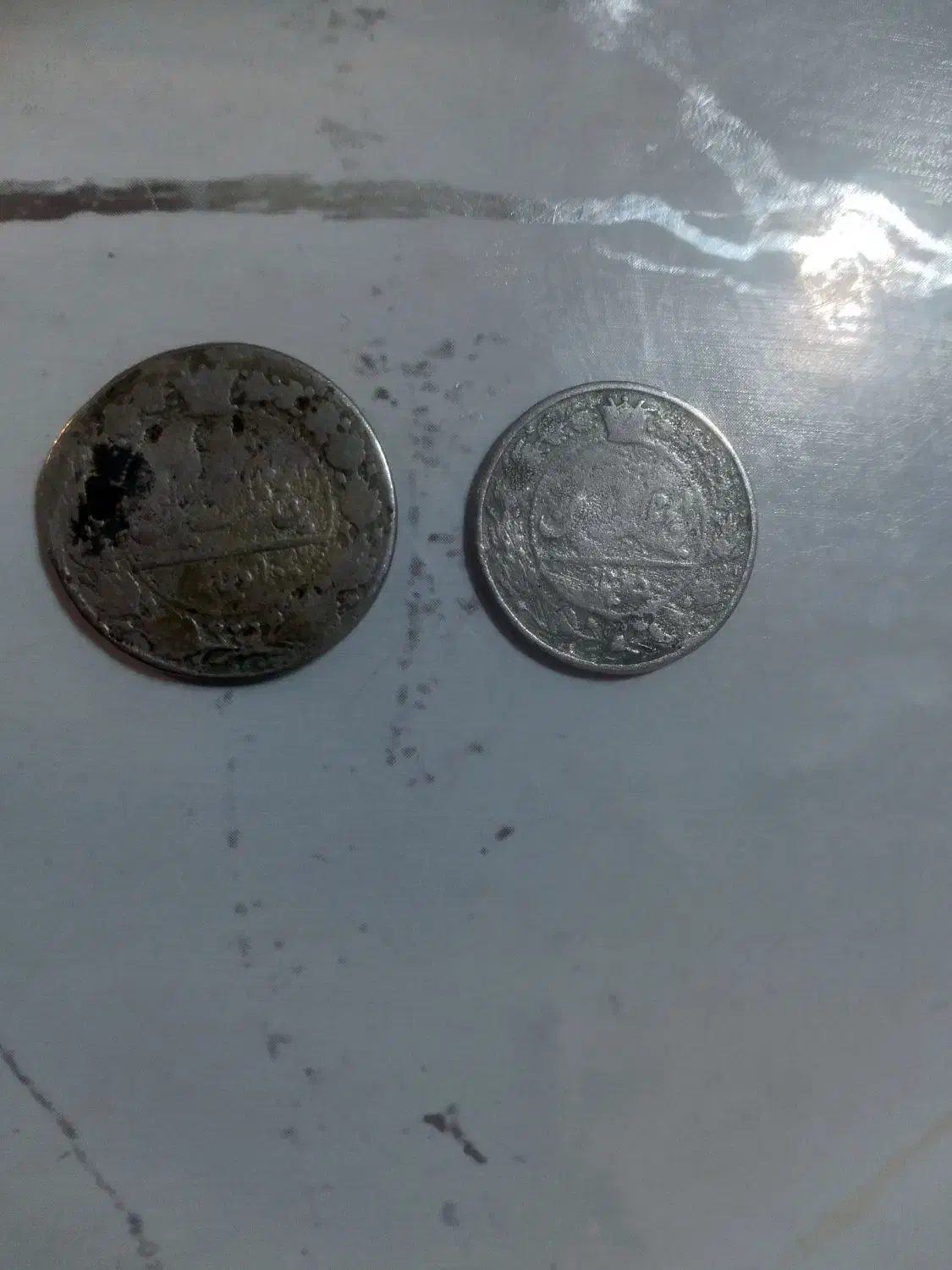 25 دیناری و پنجاه و صد دیناری نیکل|کلکسیون سکه، تمبر، اسکناس|اردبیل, |دیوار