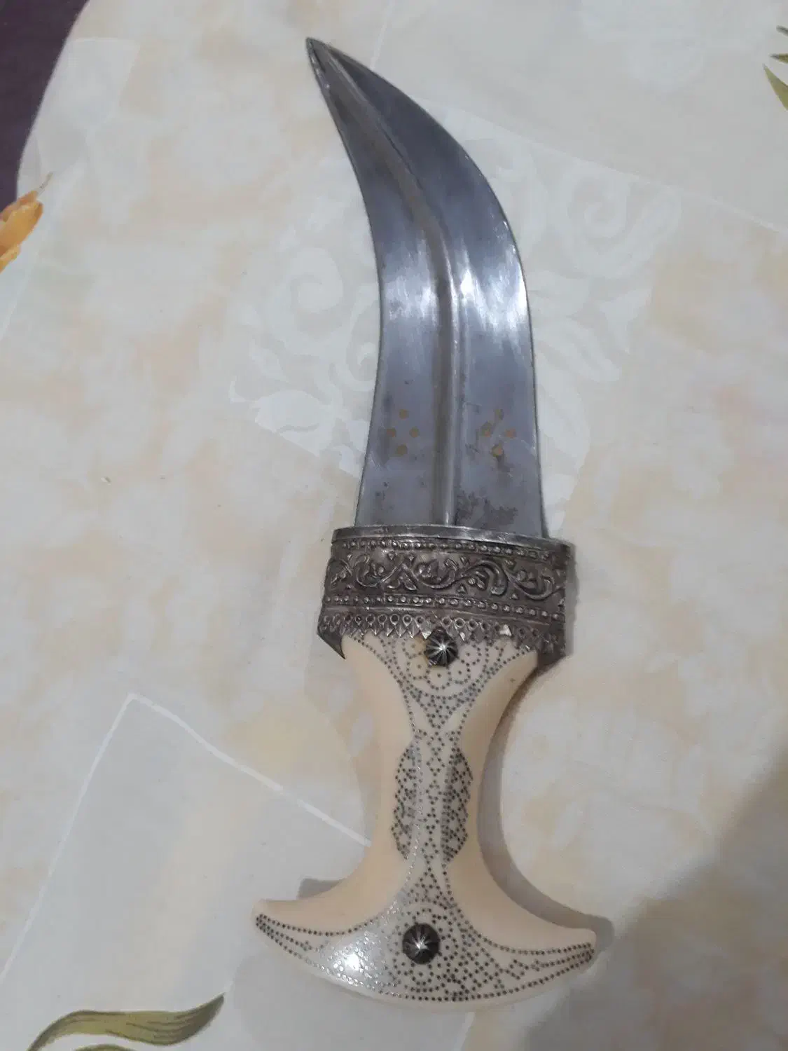 چاقو قدیمی عطیقه|کلکسیون اشیاء عتیقه|گرگان, |دیوار