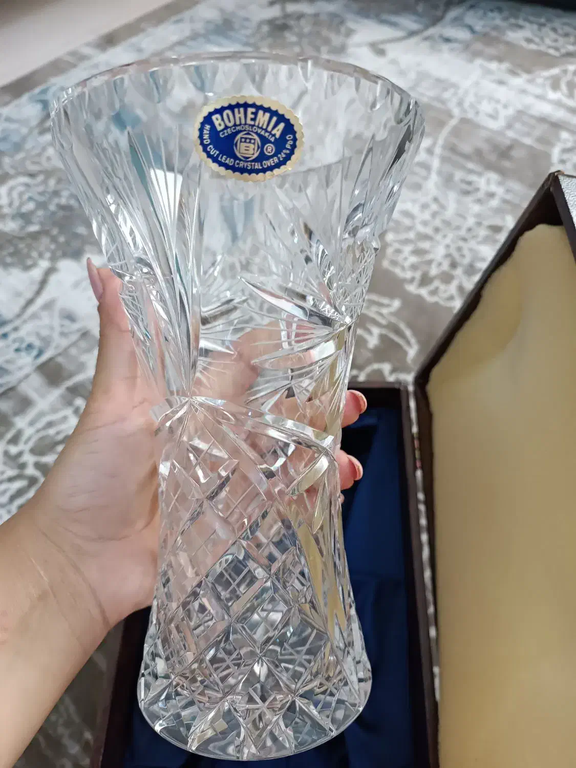 گلدان بوهمیا اصل چکاسلواکی|کلکسیون اشیاء عتیقه|اندیشه, اندیشه فاز ۵|دیوار