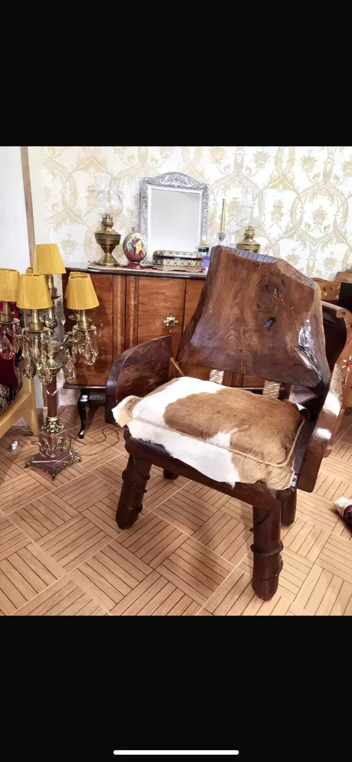 نیم ست جنگلی|مبلمان خانگی و میز عسلی|اصفهان, باغ زرشک|دیوار