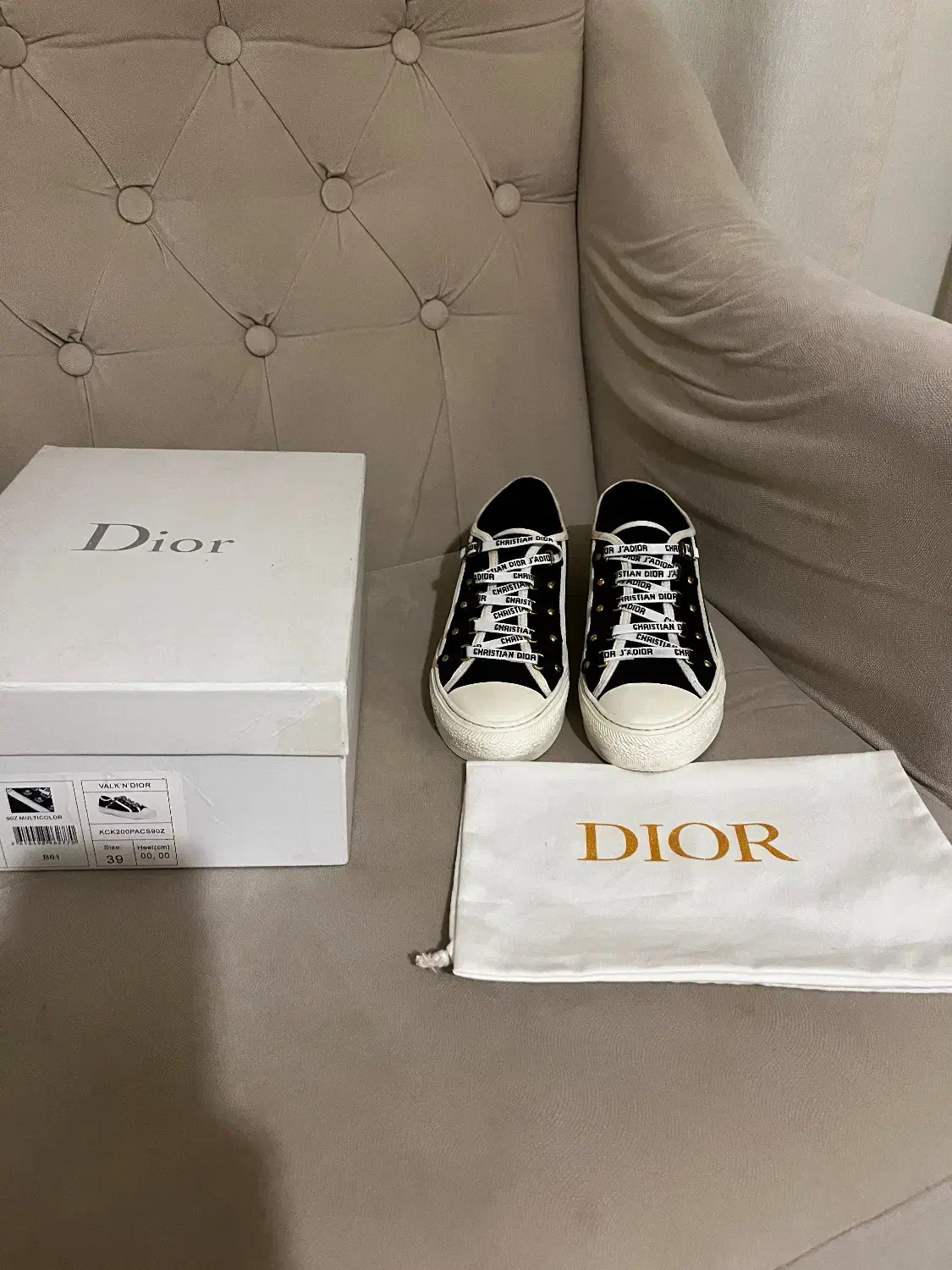 کتونی مستر پارچه ای Dior|کیف، کفش، کمربند|تهران, ولنجک|دیوار