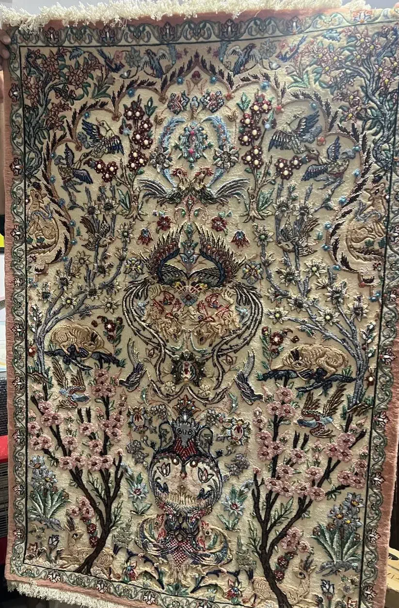 فرش دستباف آنتیک کلکسیونی|فرش|تهران, قبا|دیوار